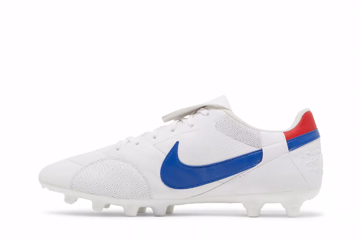 Nike Premier 3 FG White Royal Red, view 4