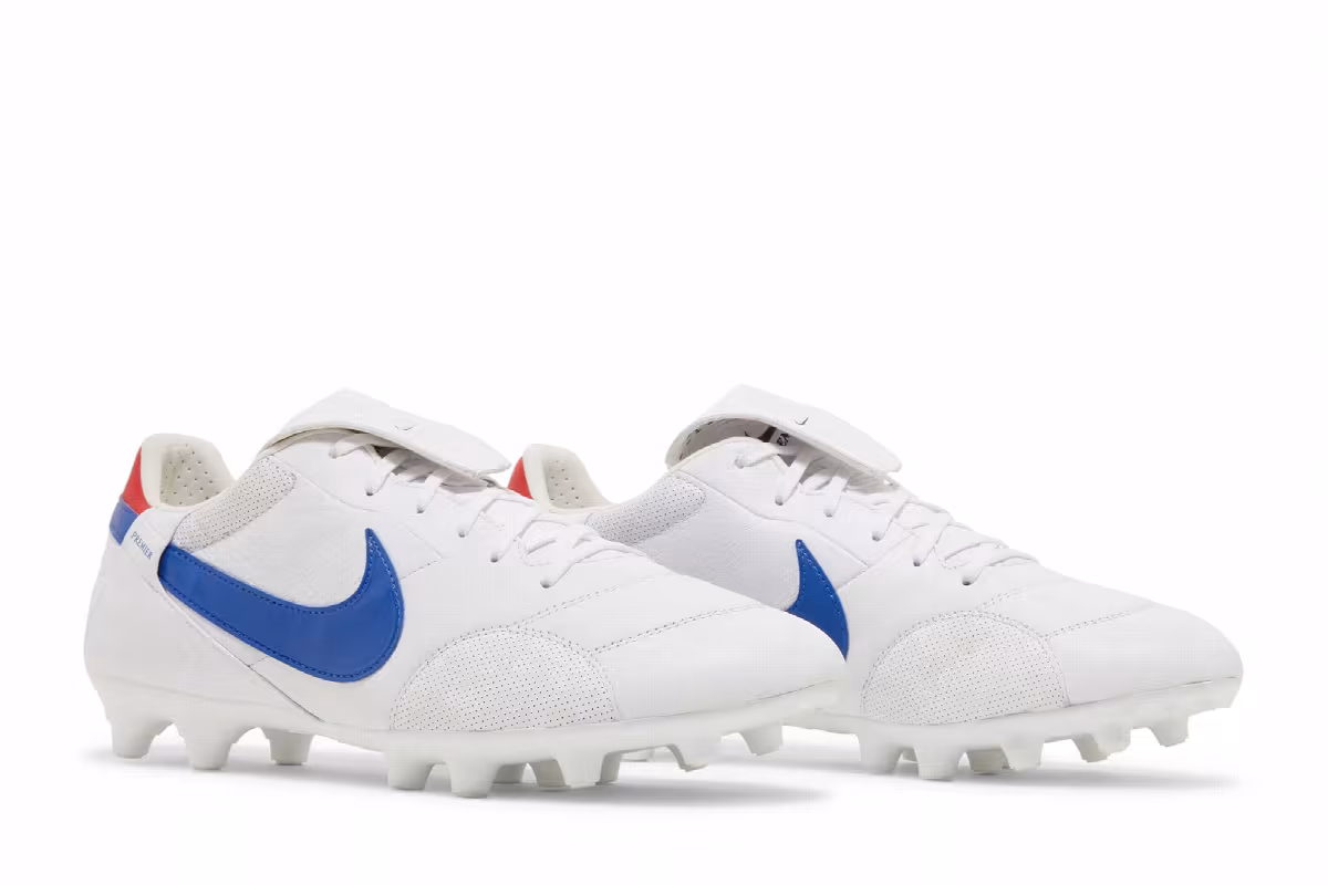Nike Premier 3 FG White Royal Red, view 9