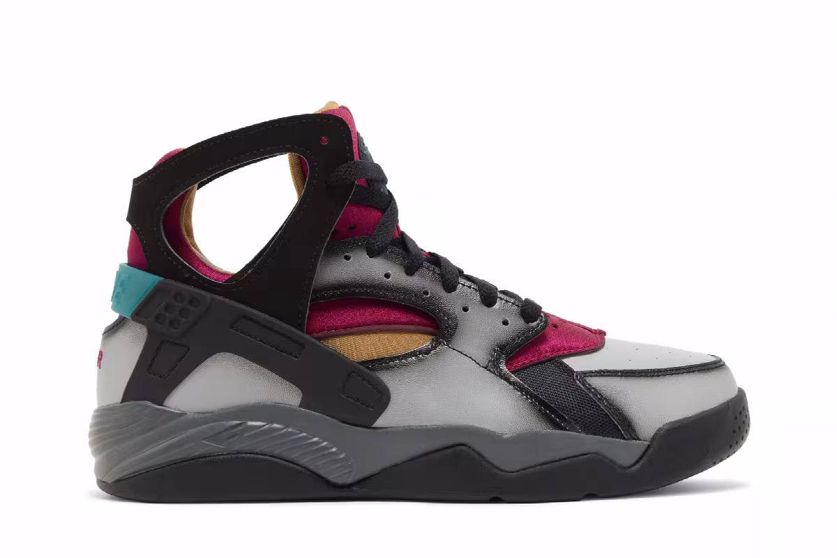 Nike Air Flight Huarache Airbrush - Bordeaux, view 2