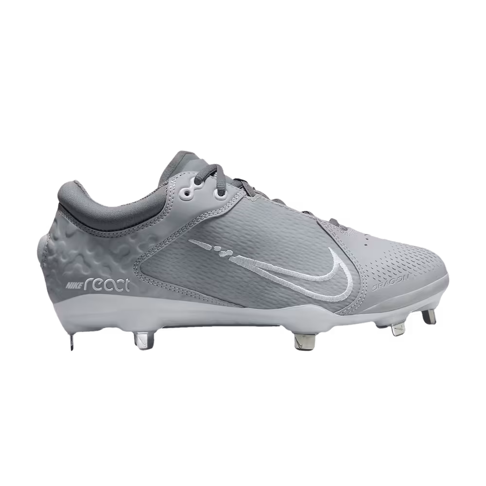 Nike Women's Hyperdiamond 4 Elite Wolf Grey White