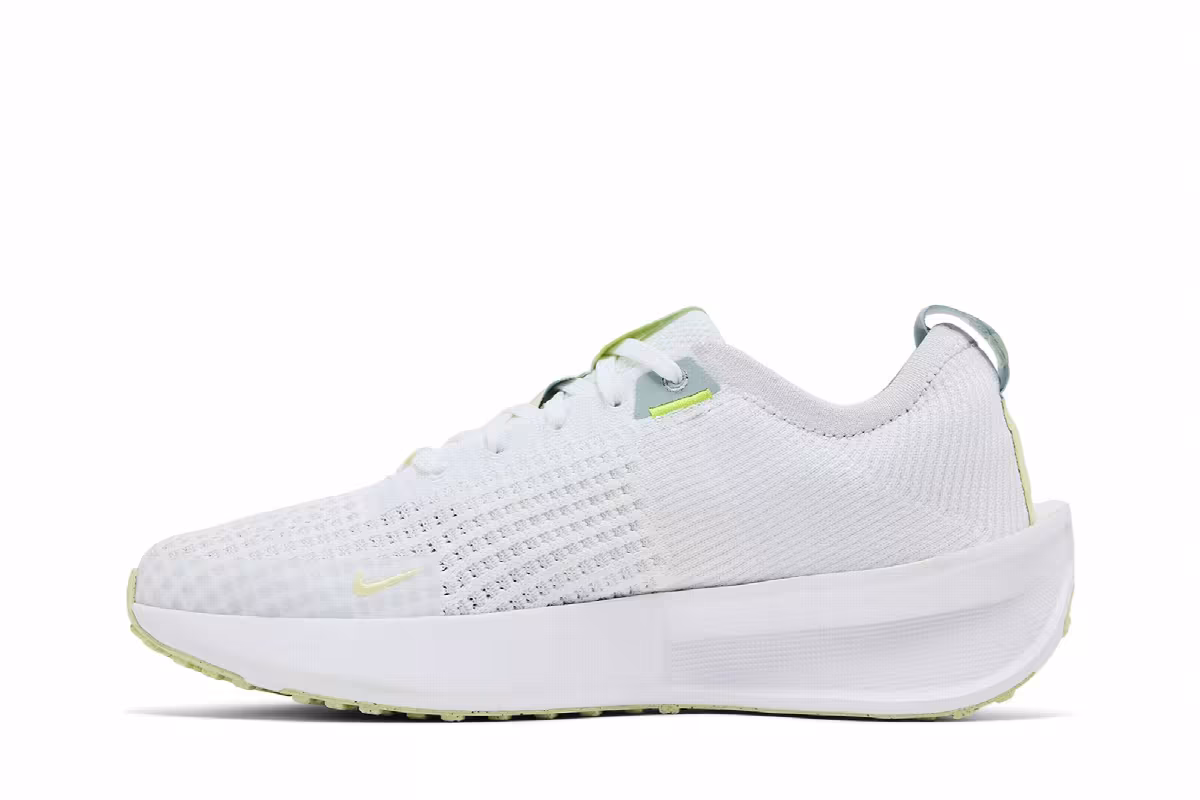 Nike Women's Interact Run White Life Lime, view 4