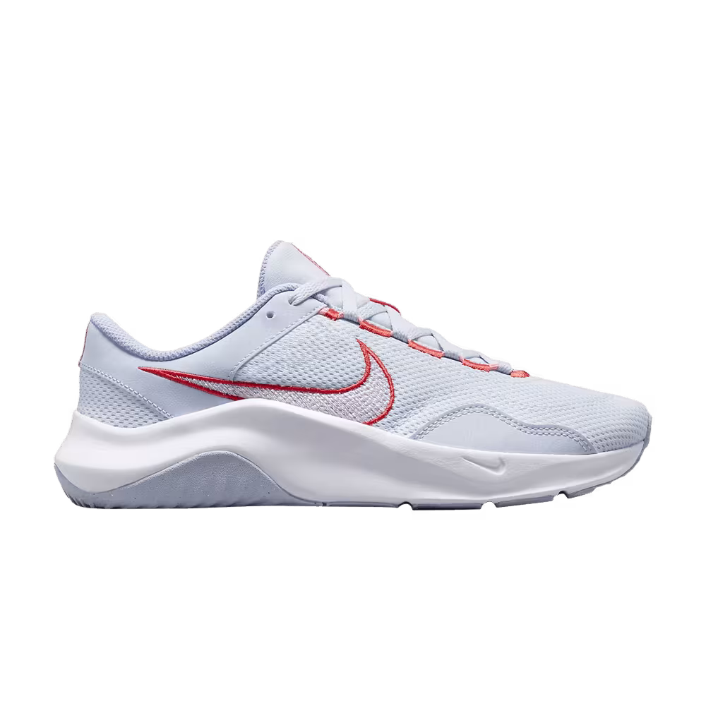 Nike Women's Legend Essential 3 Next Nature Football Grey Red