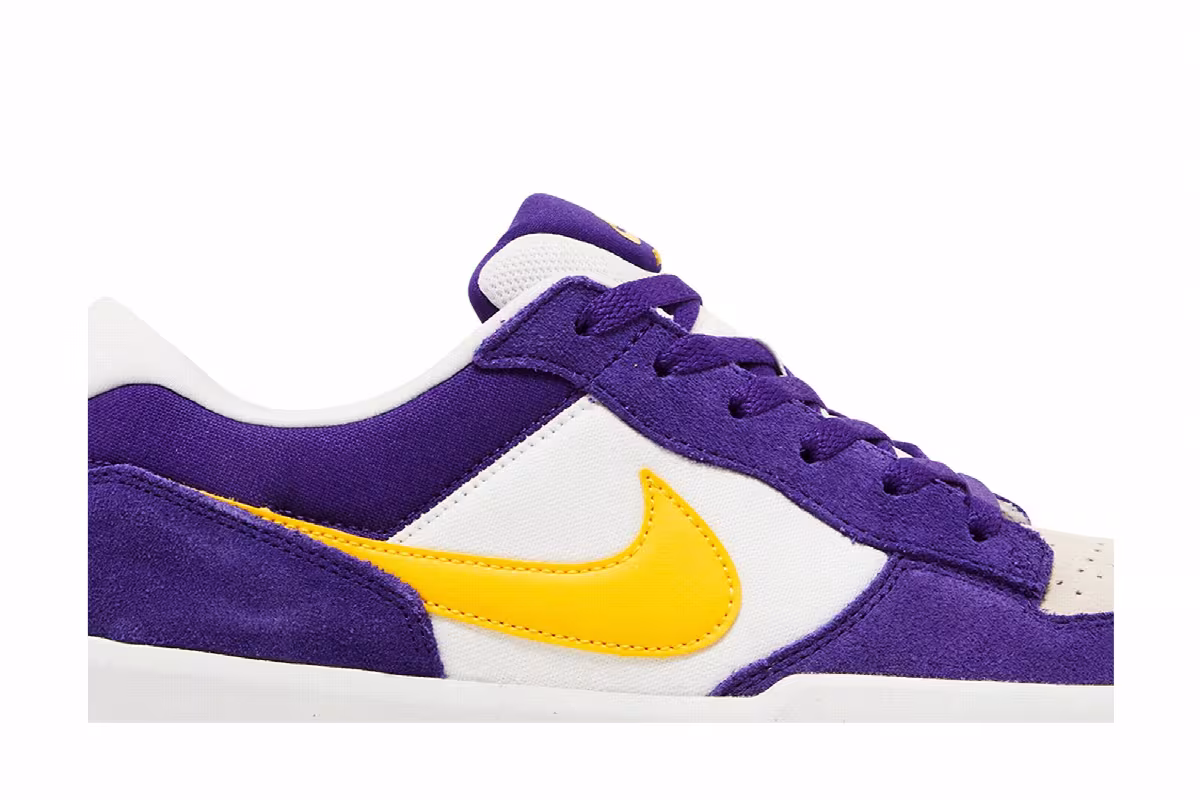 Nike Force 58 SB Court Purple Amarillo, view 3