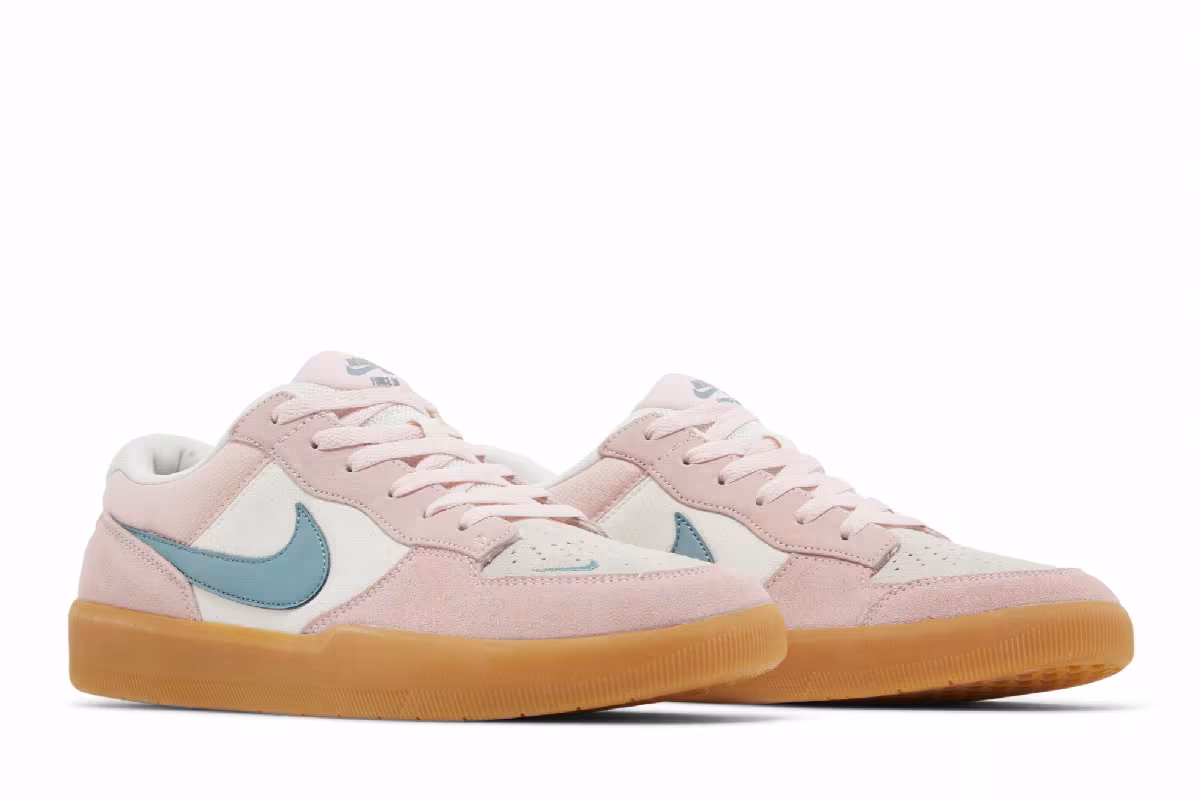 Nike Force 58 SB Pink Bloom Teal Gum, view 9
