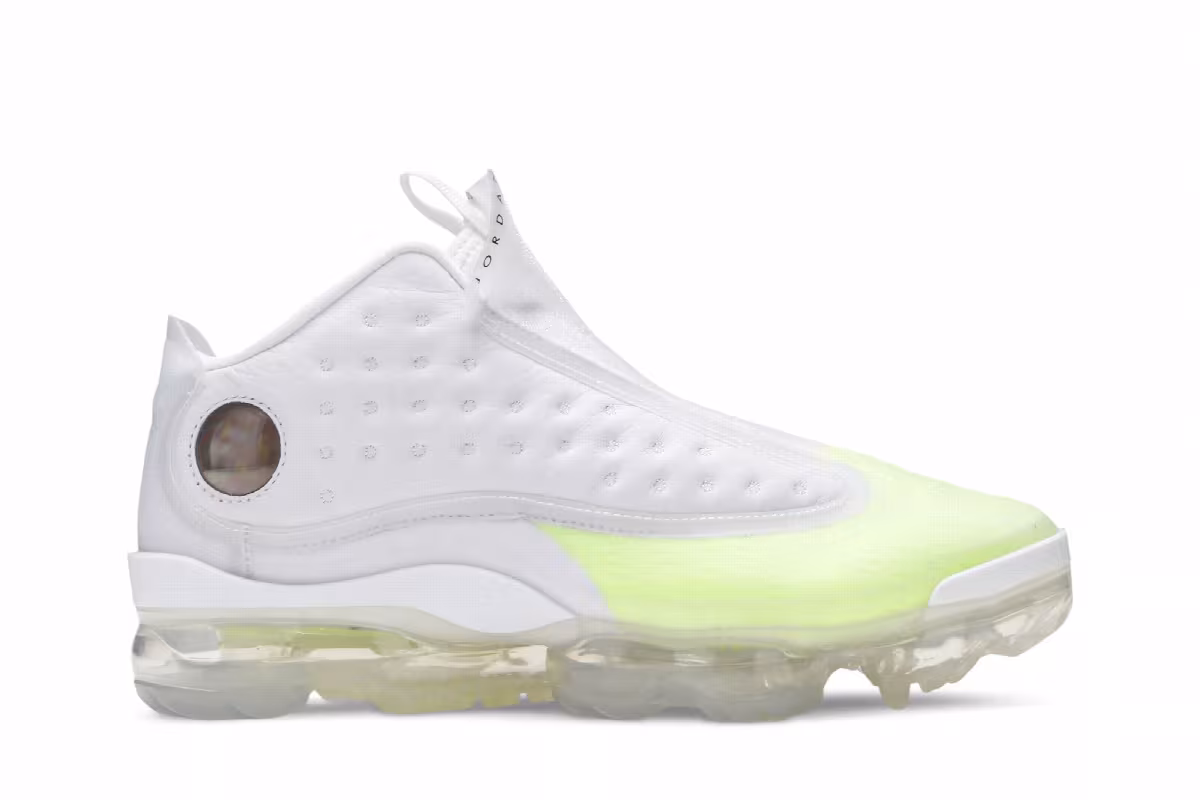 Women's Air Jordan Reign White Volt, view 2