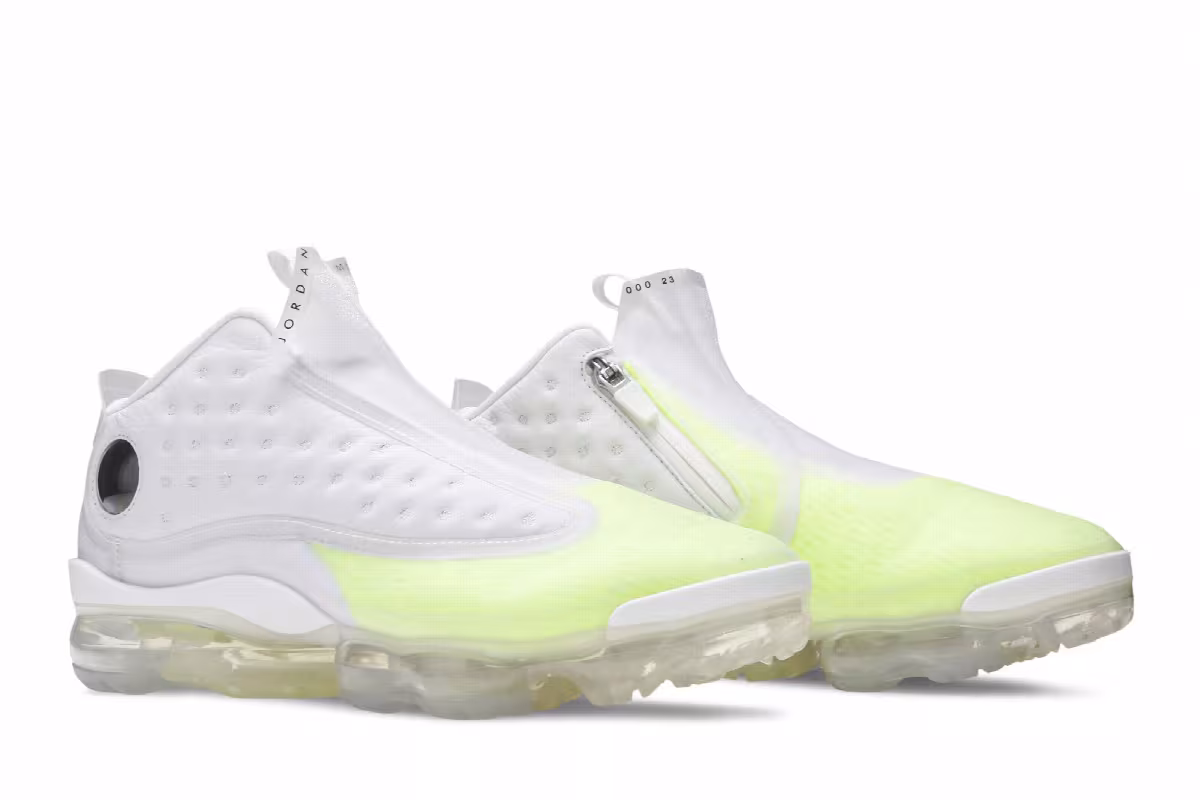 Women's Air Jordan Reign White Volt, view 9