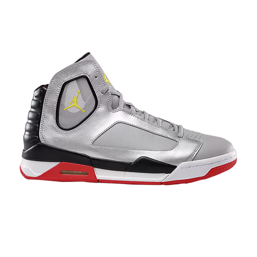 Air Jordan Flight Luminary Metallic Silver Challenge Red