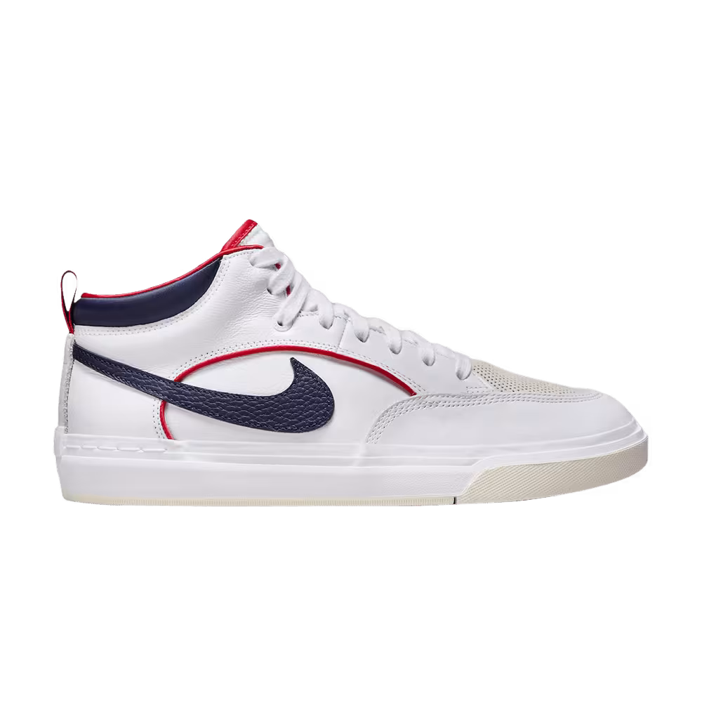 Nike React Leo SB White Midnight Navy