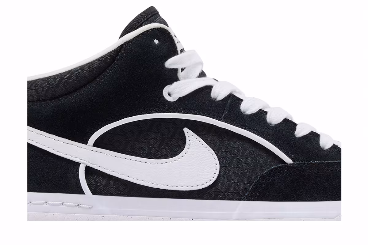 Nike React Leo SB Black White, view 3