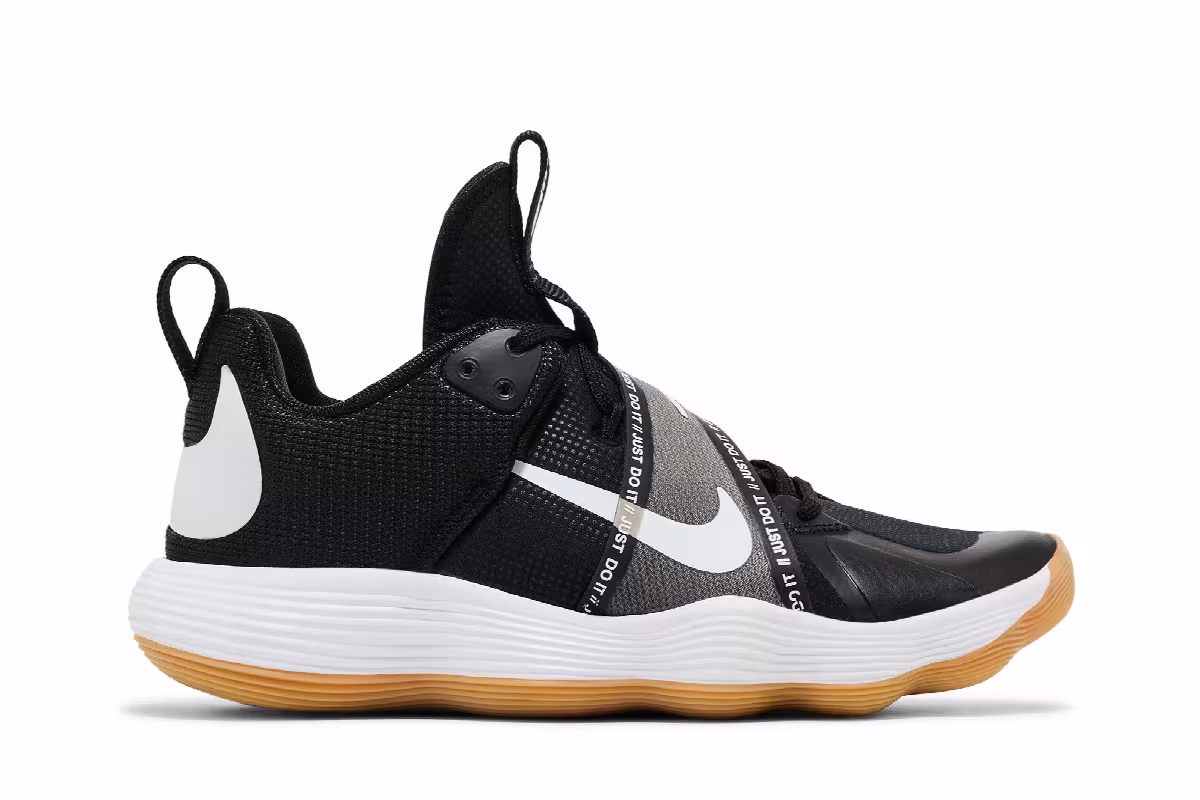 Nike React HyperSet Black White Gum, view 2