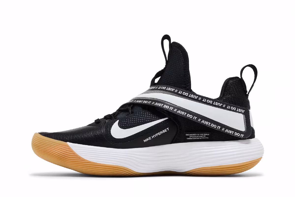 Nike React HyperSet Black White Gum, view 4