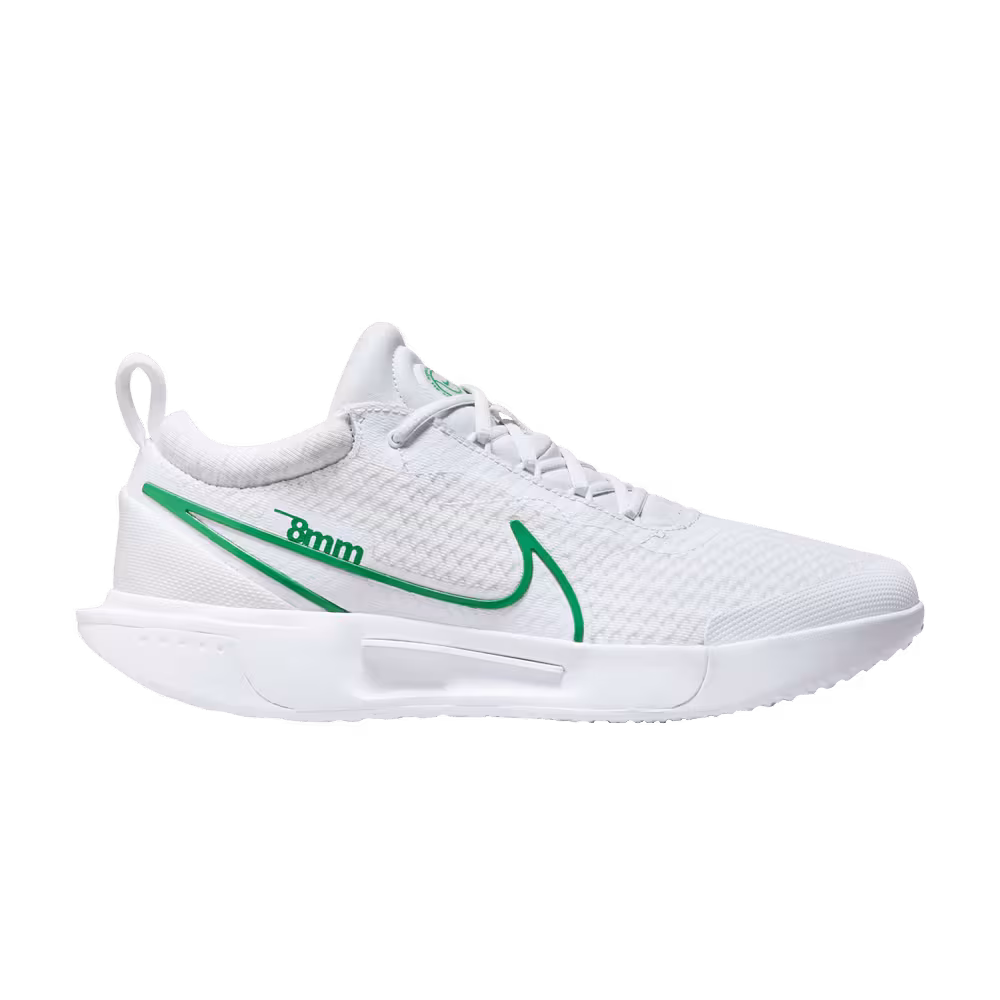 NikeCourt Zoom Pro HC White Kelly Green