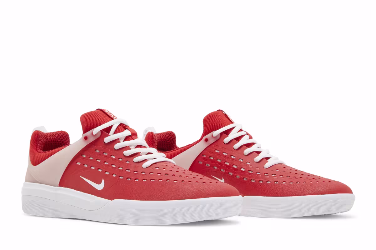 Nike Zoom Nyjah 3 SB University Red White, view 9