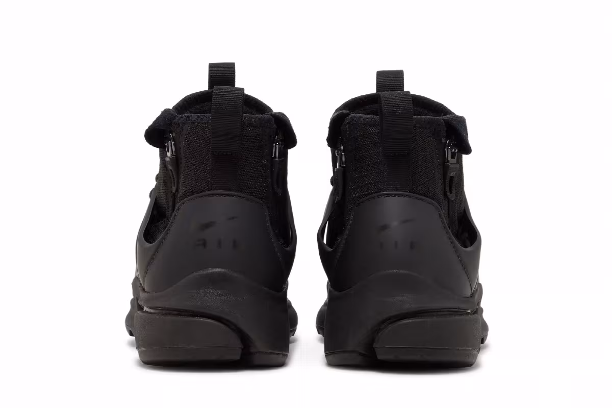 Nike Air Presto Mid Utility Triple Black, view 7