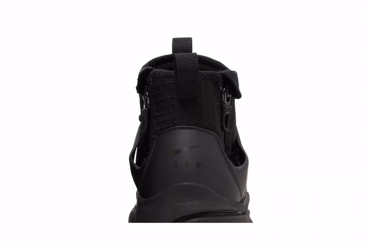 Nike Air Presto Mid Utility Triple Black, view 8