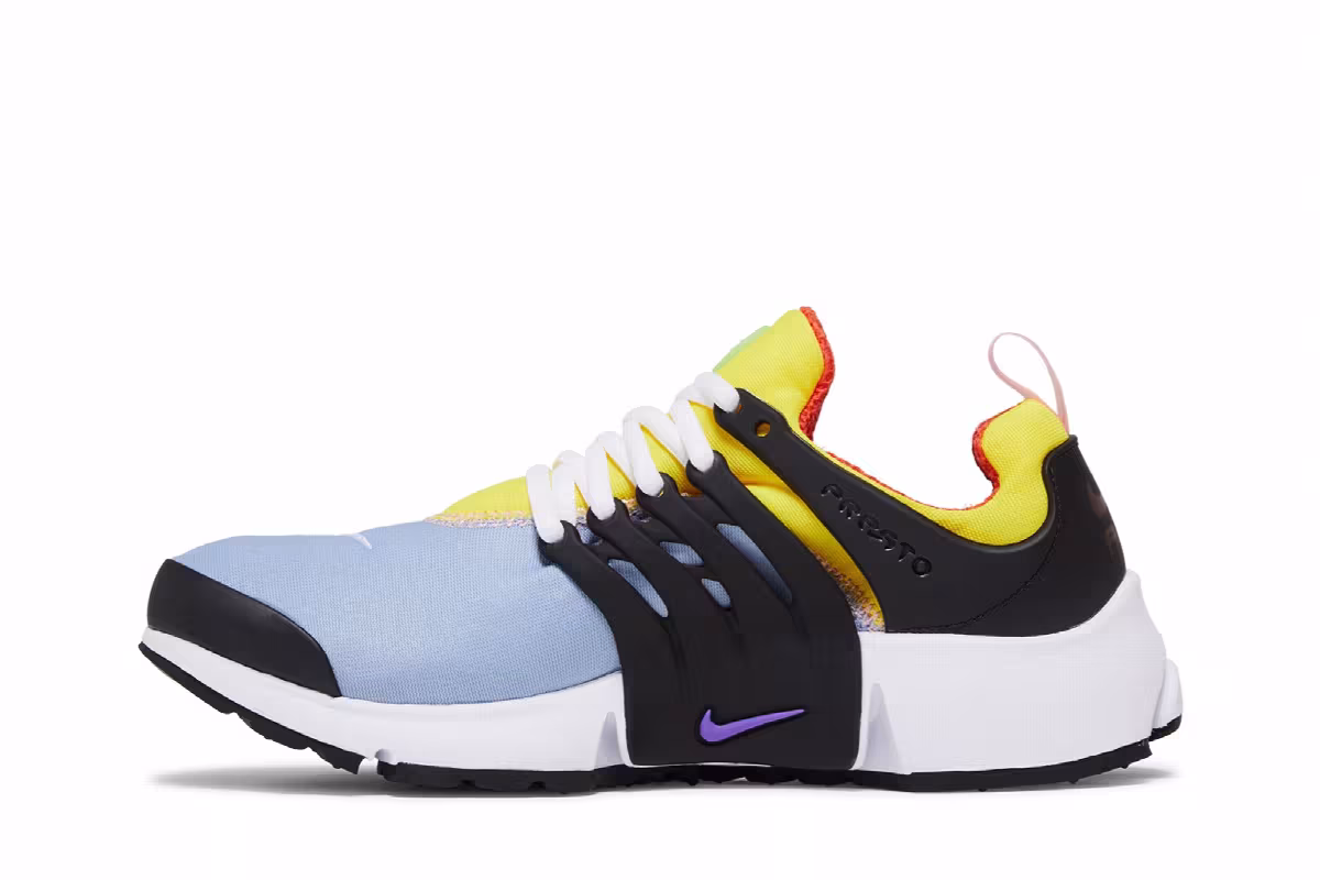 Nike Air Presto Cobalt Bliss Yellow, view 4