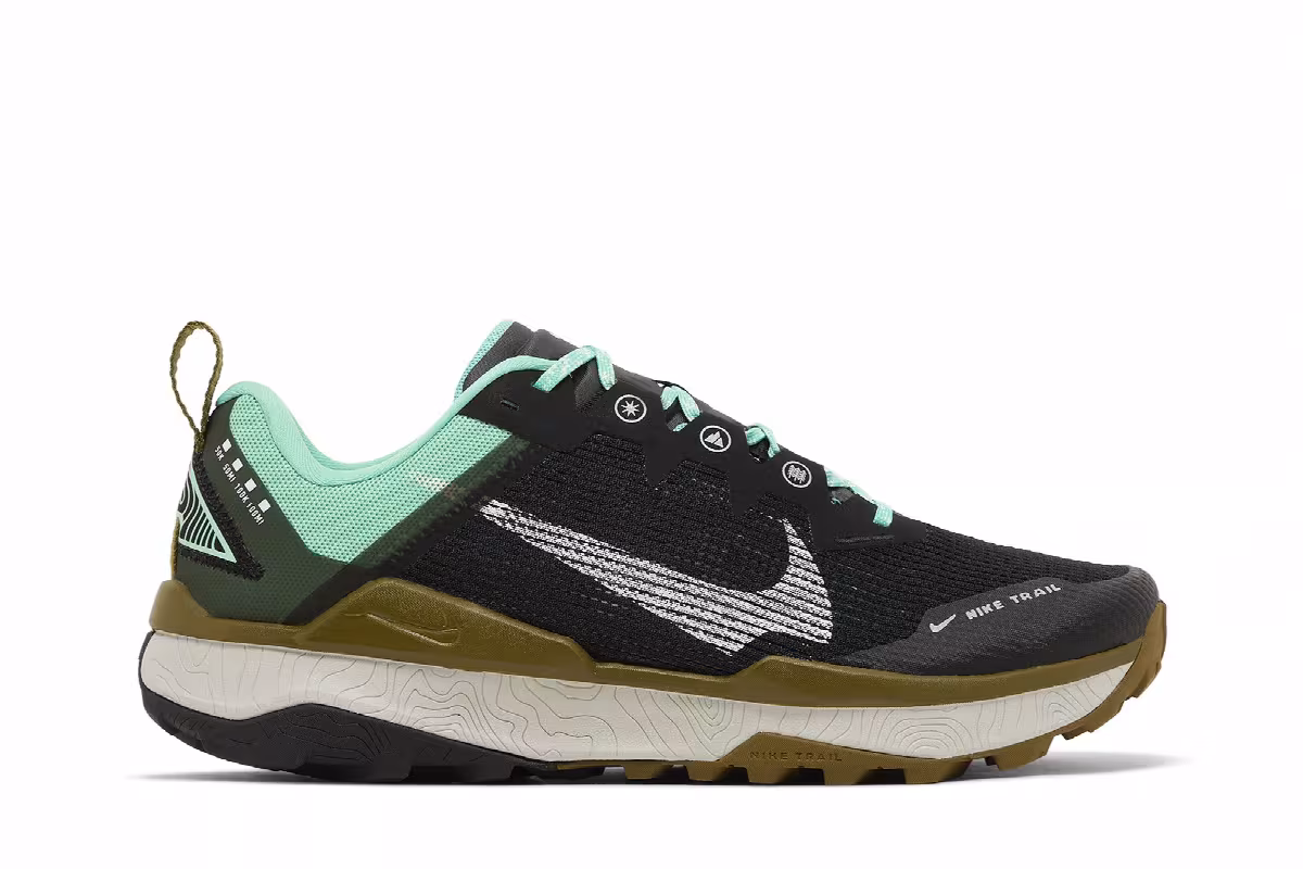 Nike Wildhorse 8 Black Spring Green, view 2