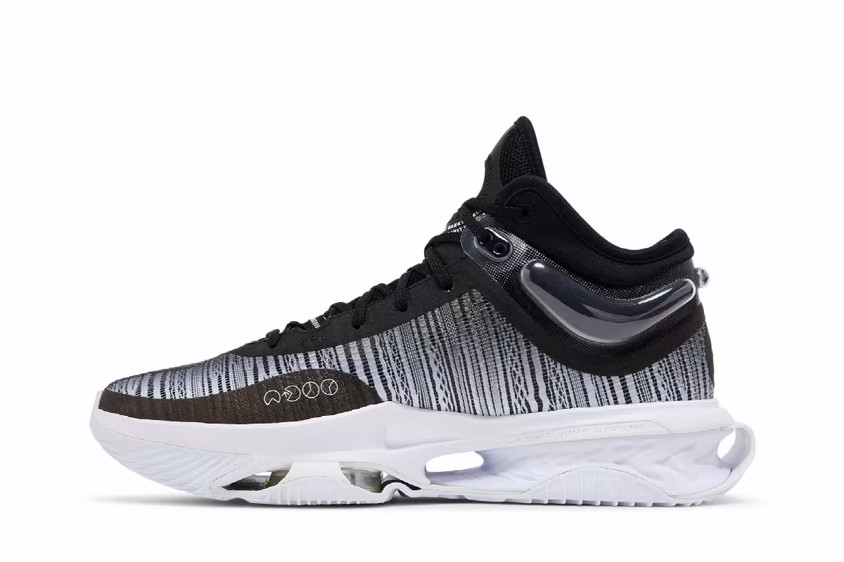 Nike Air Zoom GT Jump 2 Black White, view 4