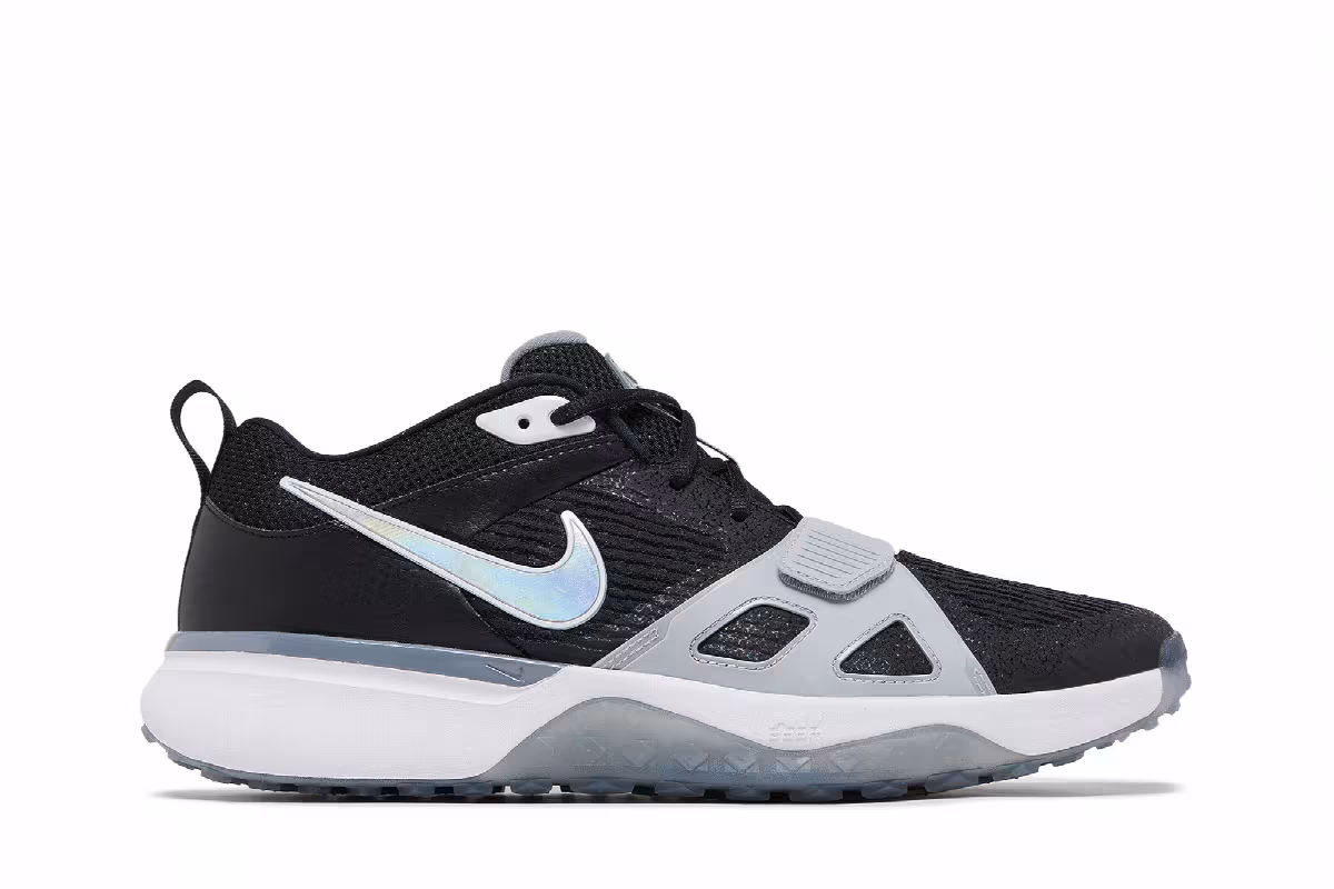 Nike Air Zoom Diamond Elite Turf Black Iridescent, view 2