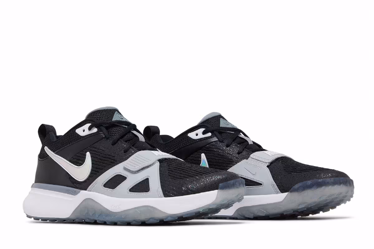Nike Air Zoom Diamond Elite Turf Black Iridescent, view 9