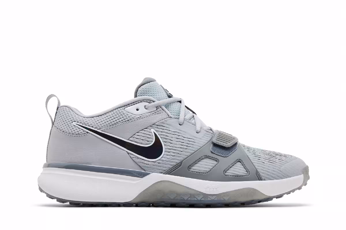 Nike Air Zoom Diamond Elite Turf Wolf Grey, view 2