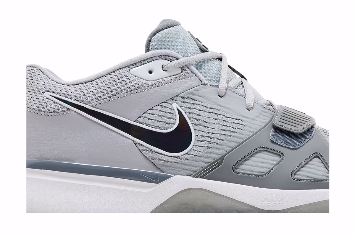Nike Air Zoom Diamond Elite Turf Wolf Grey, view 3