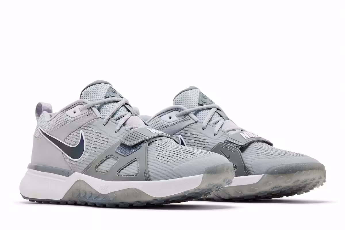 Nike Air Zoom Diamond Elite Turf Wolf Grey, view 9