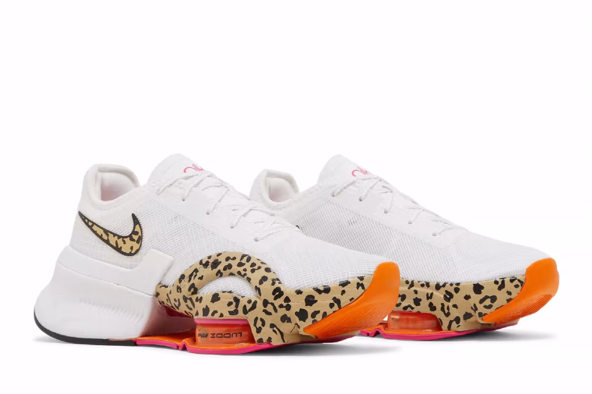 Nike Women's Air Zoom SuperRep 3 Leopard, view 9