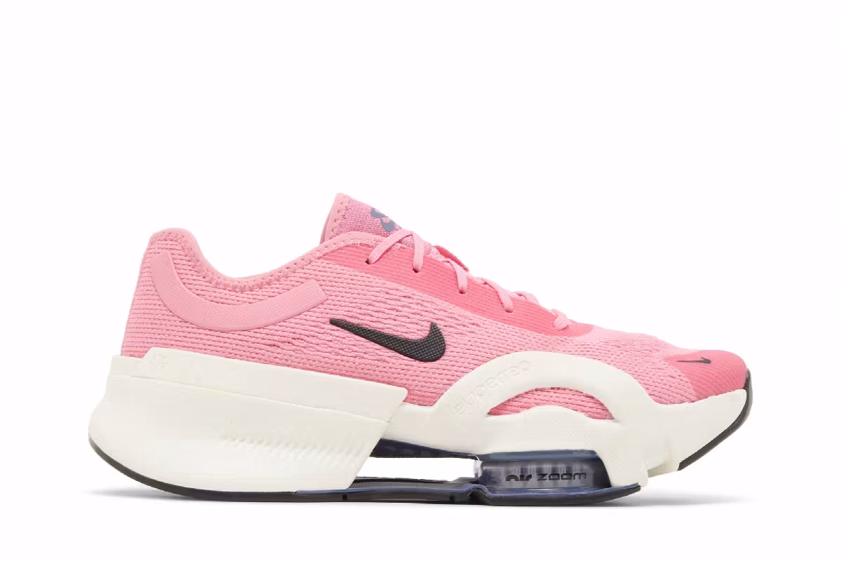 Nike Women's Air Zoom SuperRep 4 Next Nature Coral Chalk, view 2