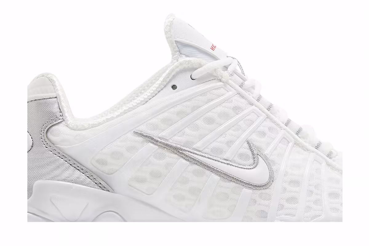 Nike Women's Shox TL White Silver, view 3