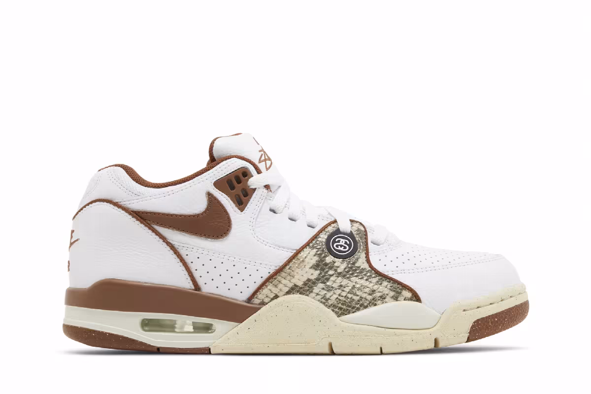 Men's Stussy x Nike Air Flight 89 Low SP Pecan, view 2