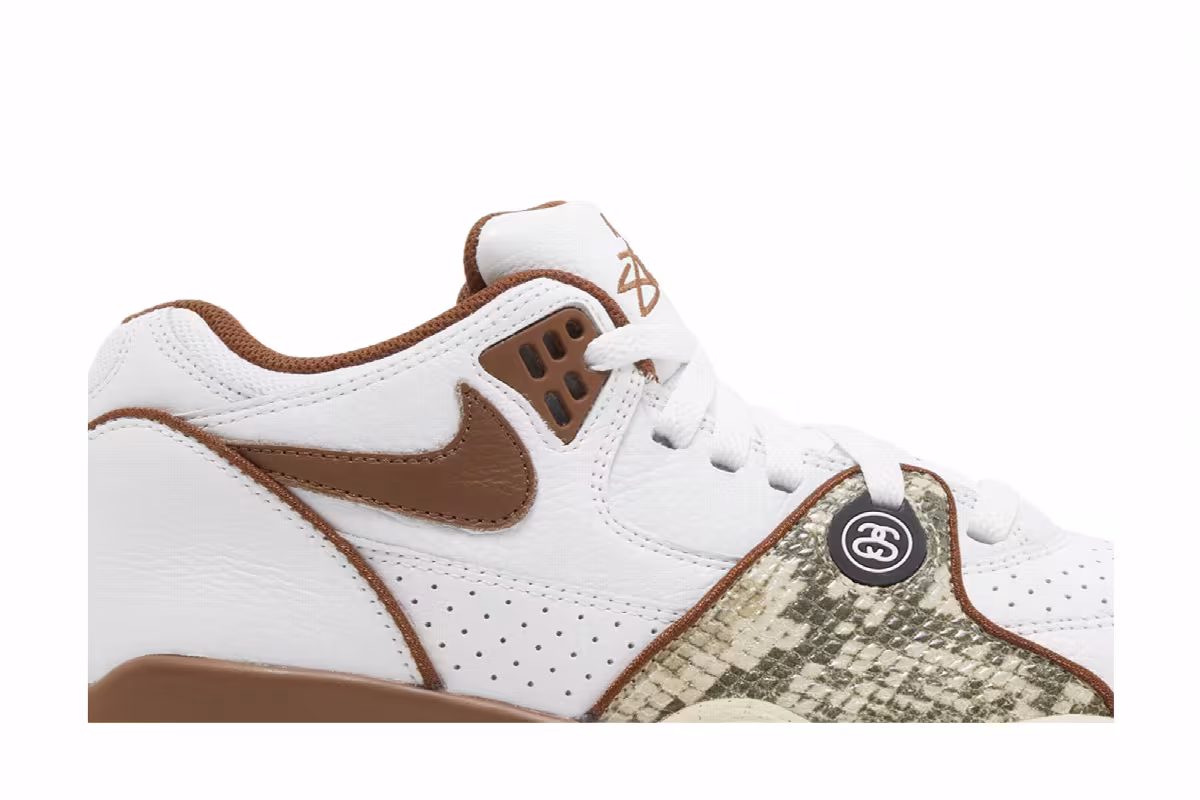Men's Stussy x Nike Air Flight 89 Low SP Pecan, view 3