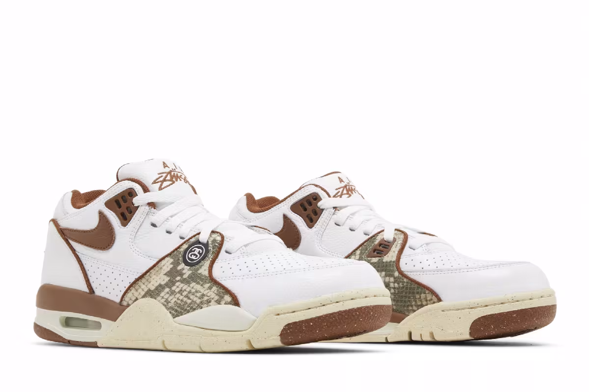 Men's Stussy x Nike Air Flight 89 Low SP Pecan, view 9