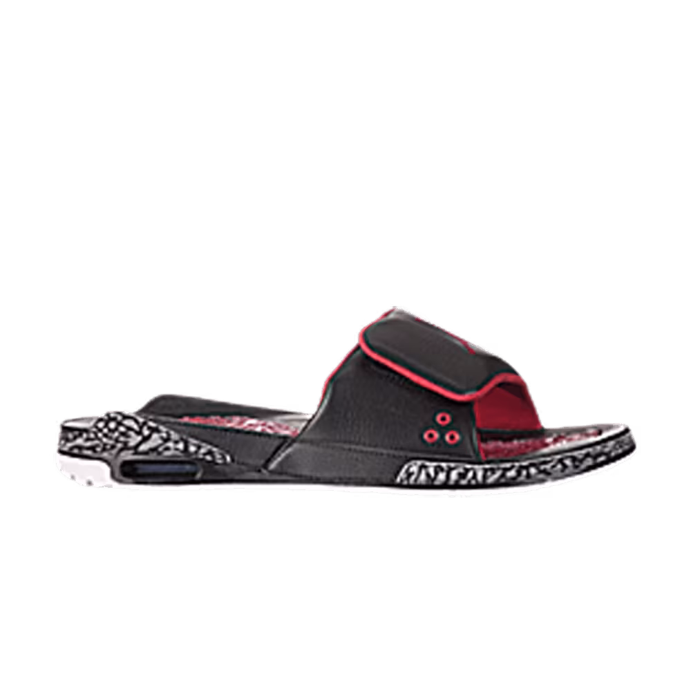 Air Jordan 3 Slide Black Cement Grey