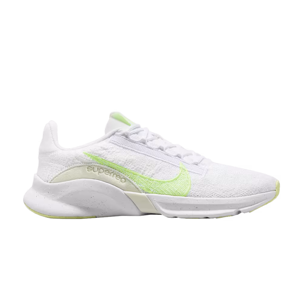Nike Women's SuperRep Go 3 Flyknit Next Nature White Lime Blast