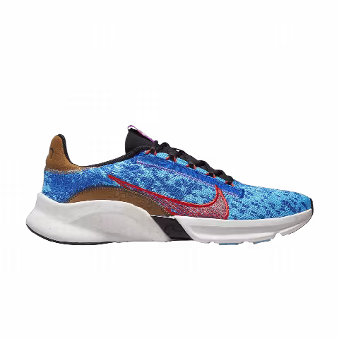 Nike SuperRep Go 3 Next Nature Flyknit 'Game Royal Picante Red'