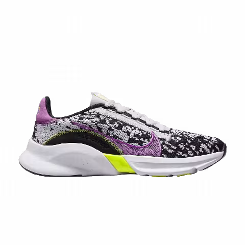 Nike SuperRep Go 3 Next Nature Flyknit 'Platinum Black Fuchsia'