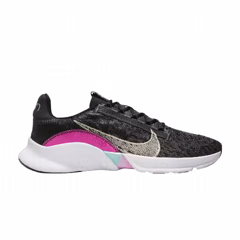 Nike Wmns SuperRep Go 3 Flyknit Next Nature Premium 'Black Fireberry Gold'