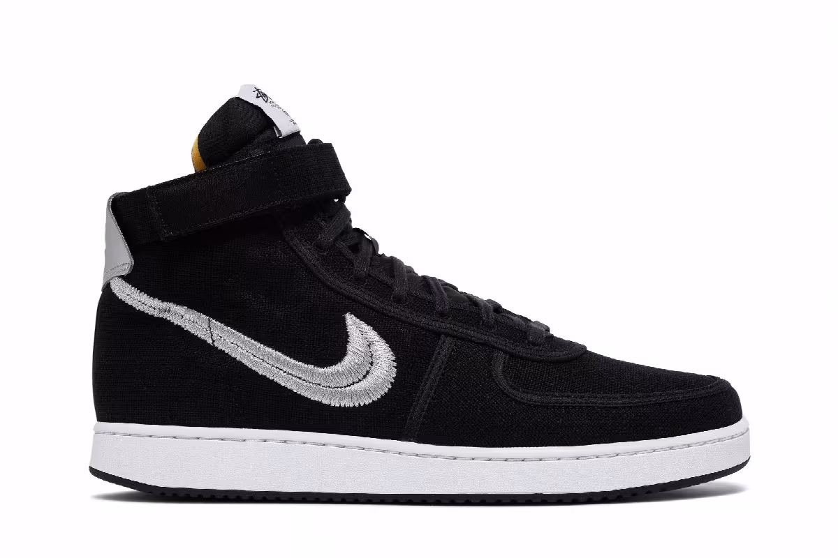 Stussy x Nike Vandal High Black, view 2
