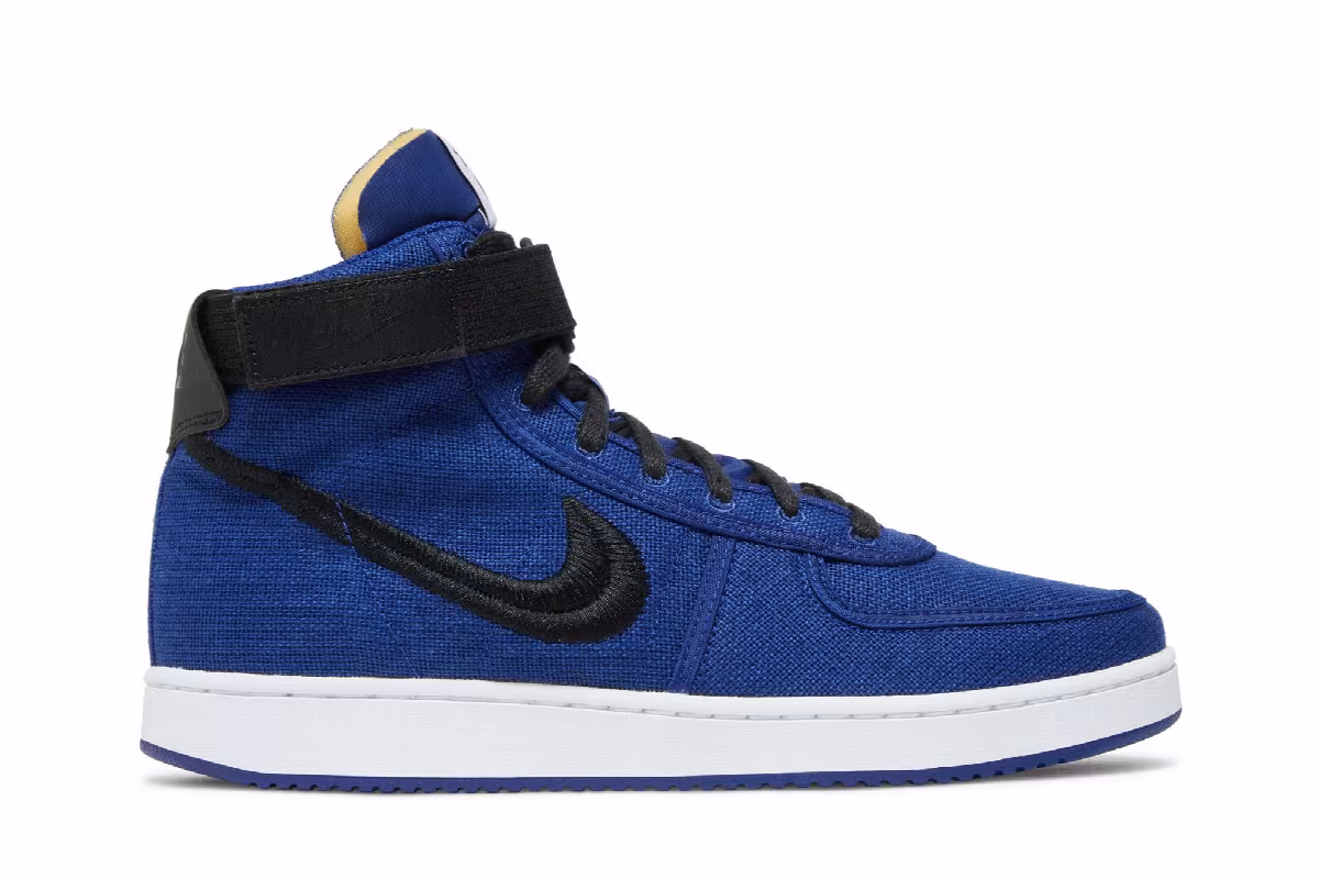 Men's Stussy x Nike Vandal High Deep Royal Blue, view 2
