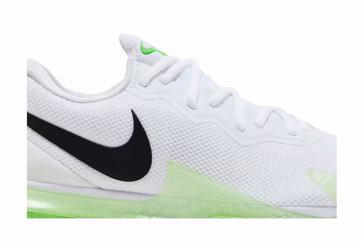 NikeCourt Zoom Vapor Cage 4 Rafa White Action Green, view 3