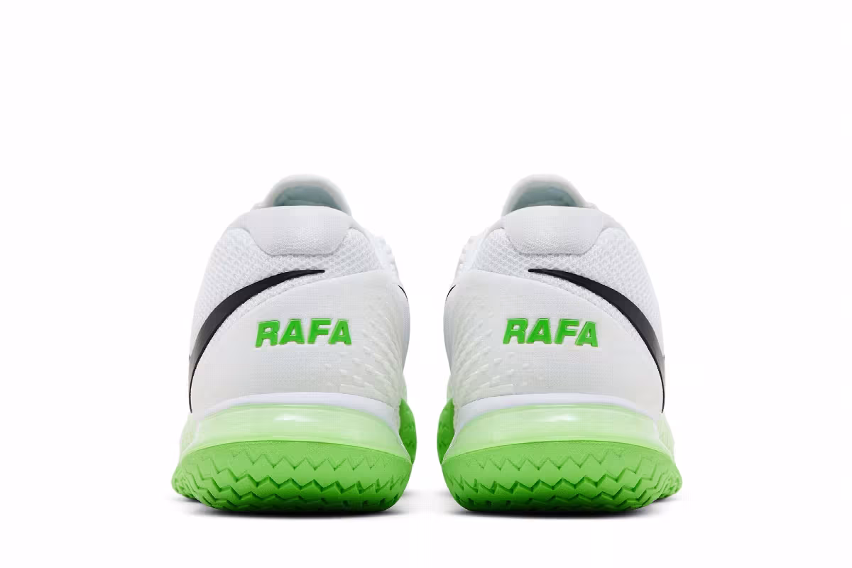 NikeCourt Zoom Vapor Cage 4 Rafa White Action Green, view 7