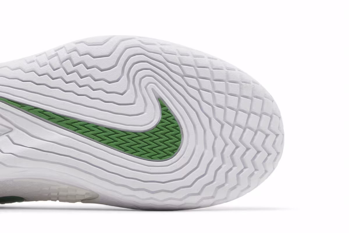 NikeCourt Zoom Vapor Cage 4 Rafa White Kelly Green, view 6