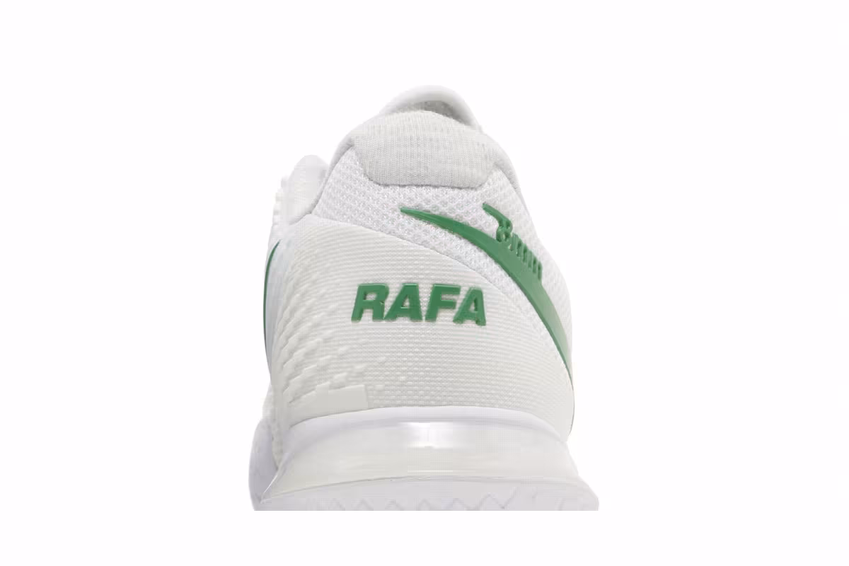 NikeCourt Zoom Vapor Cage 4 Rafa White Kelly Green, view 8