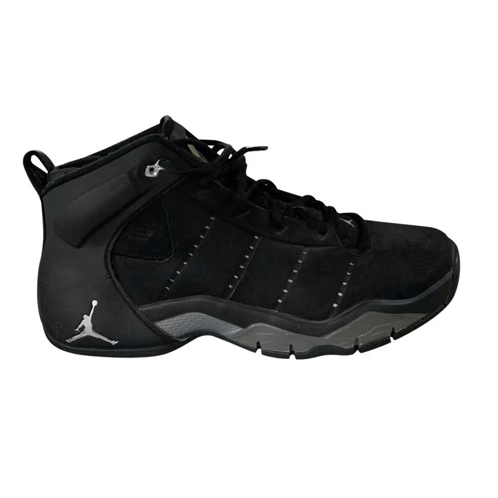 Air Jordan Jumpman Jeter Vital Black Metallic Silver
