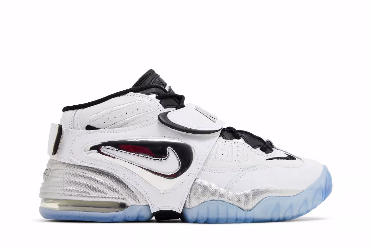 Nike Women's Air Adjust Force White Metallic Silver, view 2