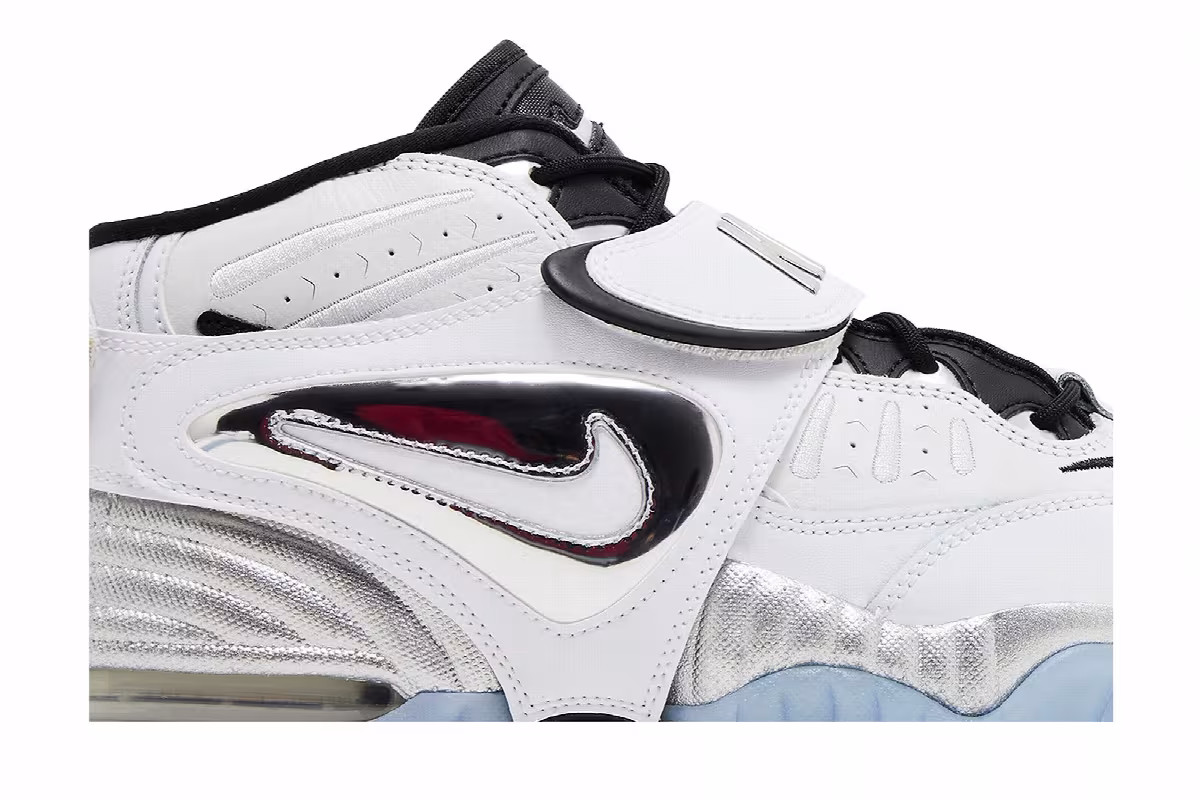 Nike Women's Air Adjust Force White Metallic Silver, view 3