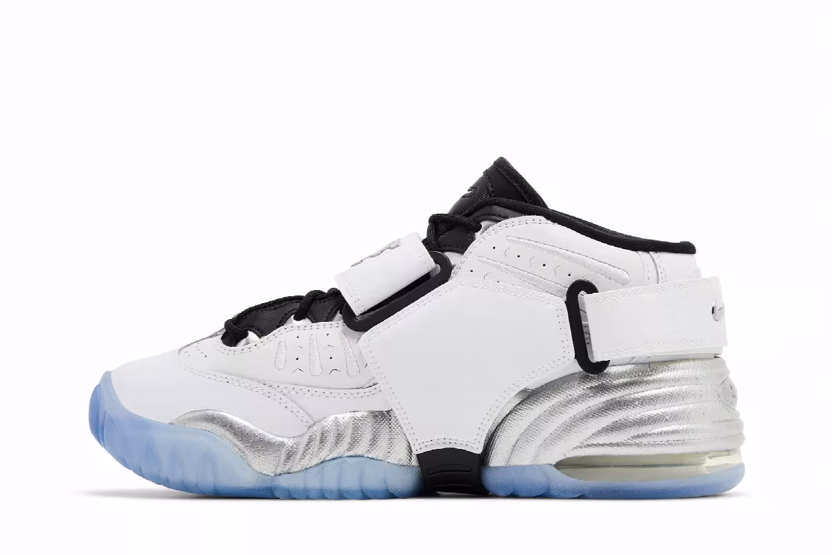 Nike Women's Air Adjust Force White Metallic Silver, view 4