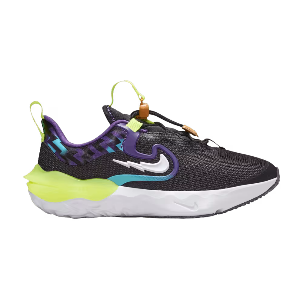 Nike Run Flow PS Black Teal Nebula Volt