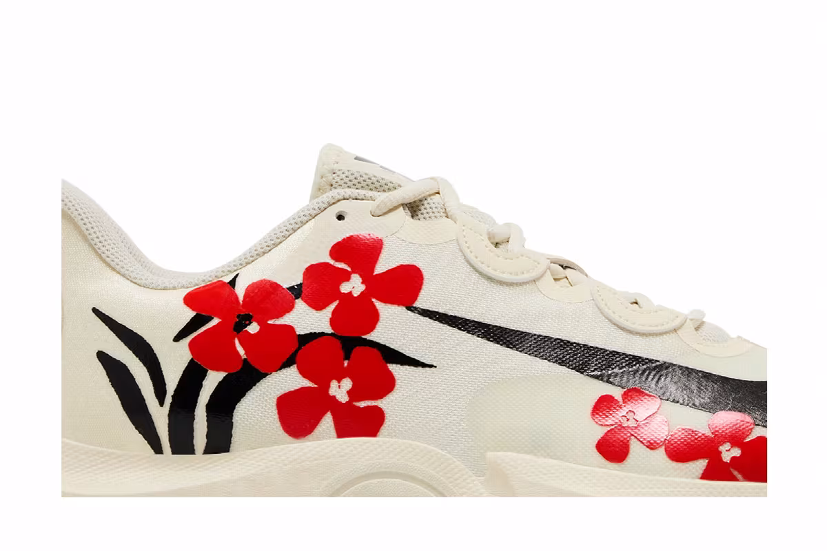 Naomi Osaka x Women's NikeCourt Air Zoom GP Turbo HC Hibiscus Flowers, view 3